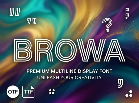 Browa: The Perfect Decorative Typeface for Handmade Branding
