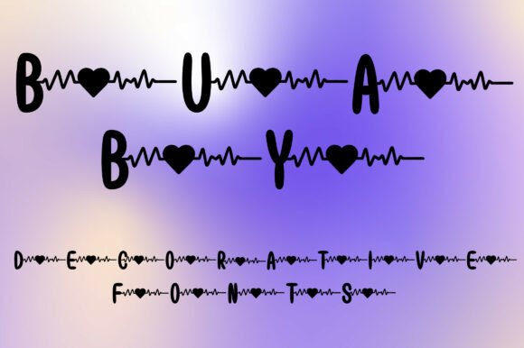 Buaby: The Heartbeat Font for Modern Editorial Design