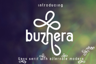 Buzhera: A Simple Sans Serif Typeface for Modern Branding