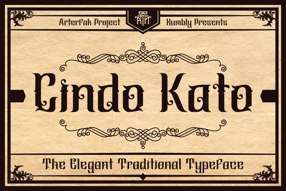 Cindo Kato: The Blackletter Font That Elevates Campaign Visuals