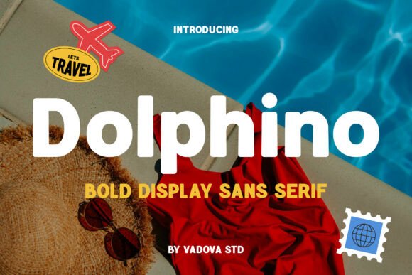 Dolphino: The Bold Sans Serif Font for Summer Branding