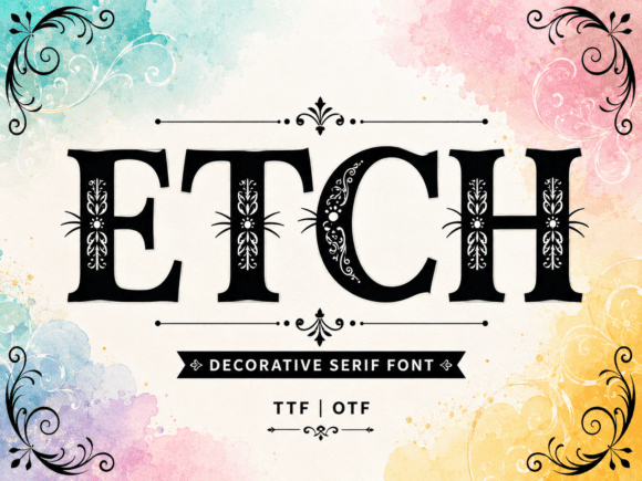 Etch: The Premium Display Font That Elevates Handmade Products