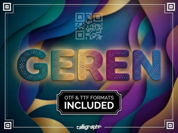 Geren: A Stunning Display Typeface for Modern Web Design