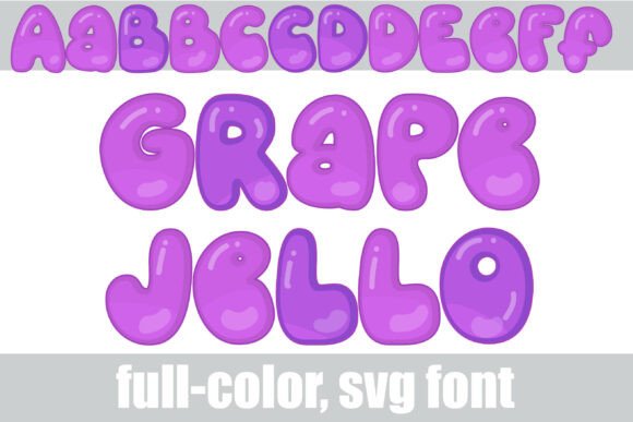 Grape Jello Typeface: A Vibrant Display Font for Web Design