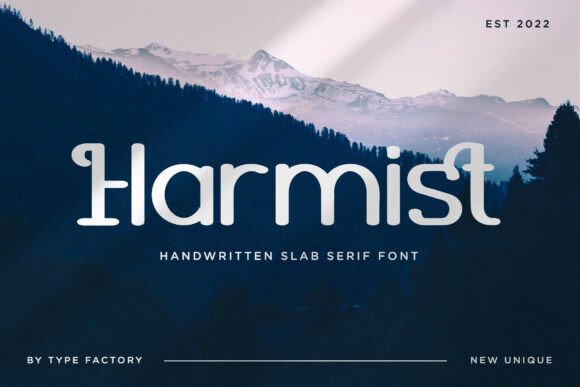 Harmist: The Handwritten Slab Serif Font for Authentic Branding