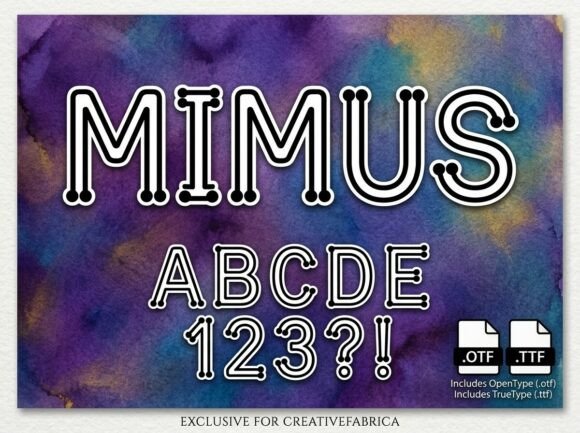 Mimus: The Perfect Decorative Typeface for Handmade Branding