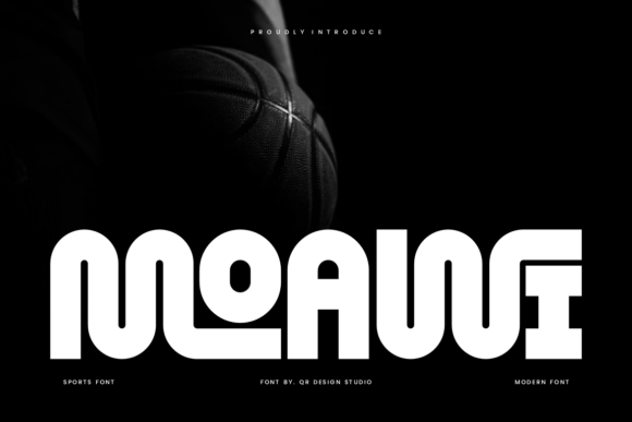 Moawi: A Bold Sans Serif Typeface for Modern Editorial Design