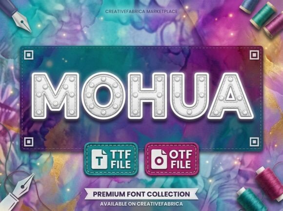 Mohua: The Stunning Decorative Typeface for Handmade Creators