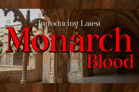 Monarch Blood: A Bold Serif for Editorial and Design Projects