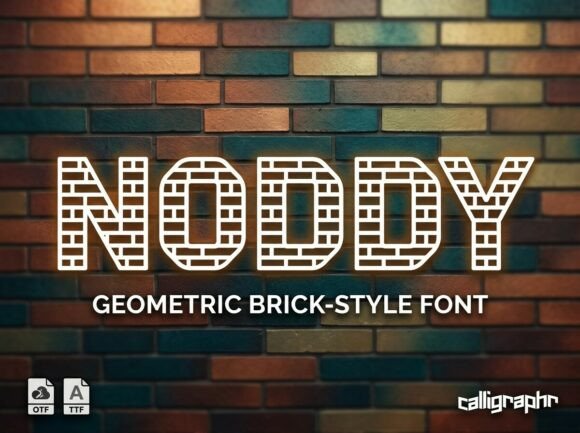 Noddy: The Premium Decorative Typeface for Memorable Branding