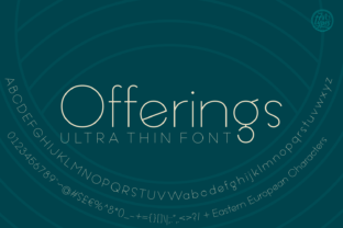Offerings: The Premium Sans Serif Typeface for Sharper Campaigns