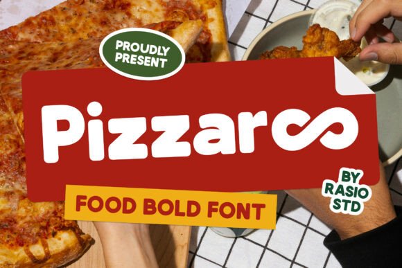 Pizzaroo: The Bold Sans Serif Font for Appetite-Driven Branding