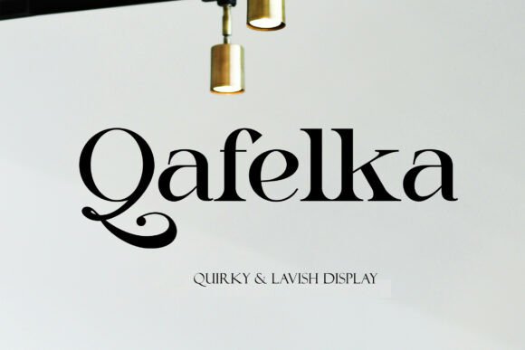 Qafelka: A Display Serif Font for Editorial Design