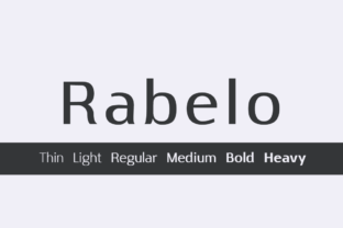 Rabelo Thin: The Elegant Sans Serif Font for Handmade Labels and Printables