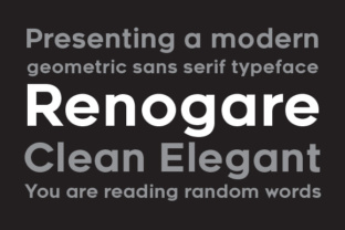 Renogare: The Clean Typeface That Elevates Small Business Branding