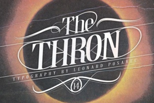 Thron Typeface: A Premium Serif for Campaign Design