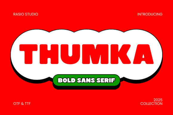 Thumka: The Bold Sans Serif Typeface That Drives Campaign Impact