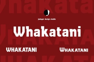 Whakatani: A Slab Serif Typeface for Modern Editorial Design